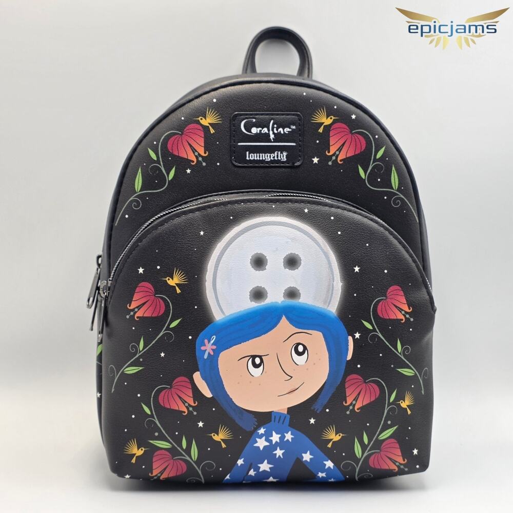 Loungefly Coraline Garden Moon Mini Backpack New